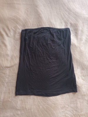 Strapless blouse black, like new, size S