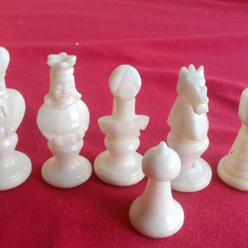 Handmade vintage onyx chess
