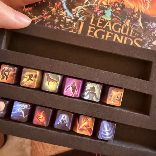 Keycaps League of Legends συλλεκτικό σετ σαν καινούργιο