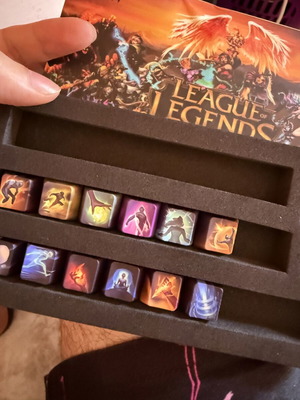 Keycaps League of Legends συλλεκτικό σετ σαν καινούργιο