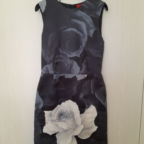 Lanvin midi dress like new, gray and blue