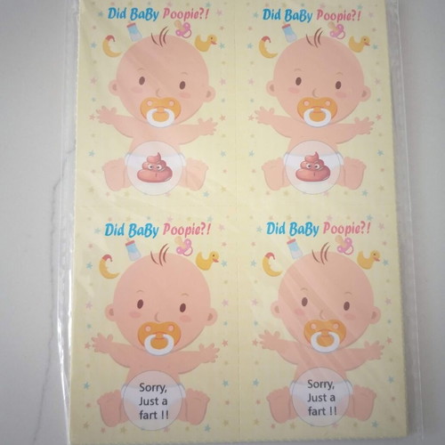 Did Baby Poopie?! 24 Funny Cards New for Kids Party