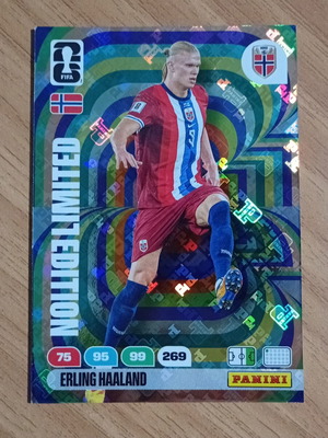 Panini World Cup 2026 Adrenalyn XL Limited Edition Hologram Erling Haaland μικρό μέγεθος σαν καινούργιο