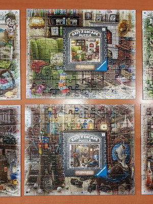 Ravensburger Exit Escape Puzzles 1-6, 6x99 pieces