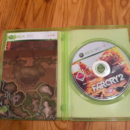 Far Cry 2 Xbox 360 game used, good condition