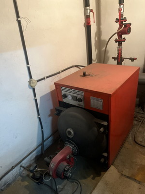 Firogenis Meteor SL-55D Oil Boiler 55,000 Kcal/h used with Burner and Circulator