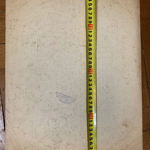 Cinema poster used from western film, authentic cardboard 30x40