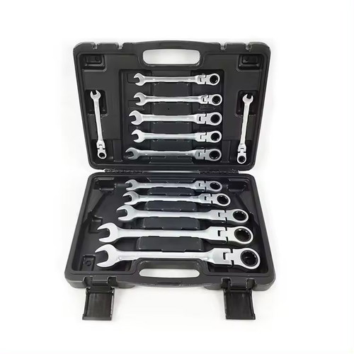 German polygon ratchet wrenches set of 12 in case