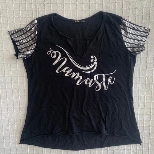 JusTop top XL used, black and white