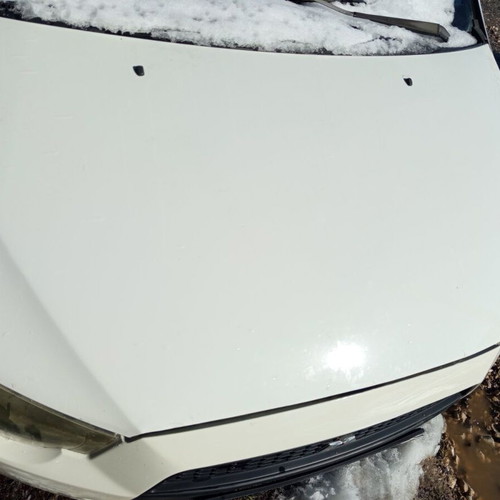 Mitsubishi Colt front hood used, facelift 2008 model, white