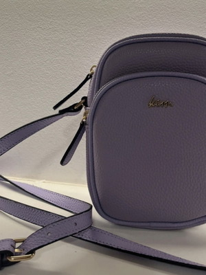 Kem crossbody bag, lilac vegan leather