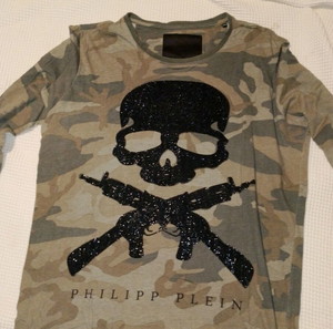 Philipp plein camo long sleeve 2xl