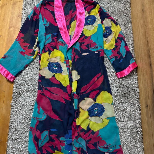 Karavan Floral Kimono Cardigan like new, colorful beach cover-up