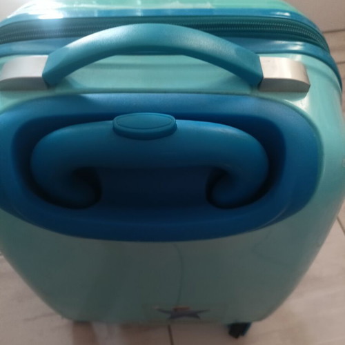 Small travel suitcase, blue