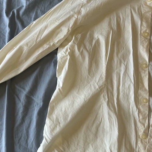 Vertice women's shirt 4XL used, off-white with embroidery