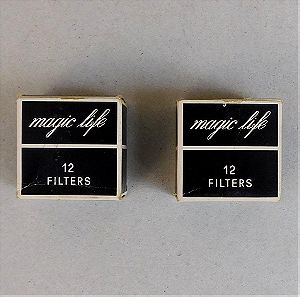 Φίλτρα καπνίσματος "Magic Life", 24 κομμάτια σε δυο κουτακια.