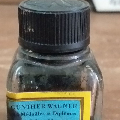 Used Pelikan and Talens collectible ink set of 5