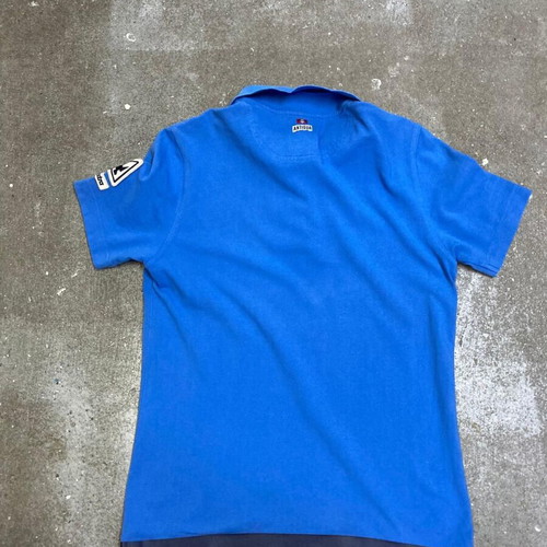 Gaastra Polo shirt M blue with Waterpoort Sneek sleeve detail
