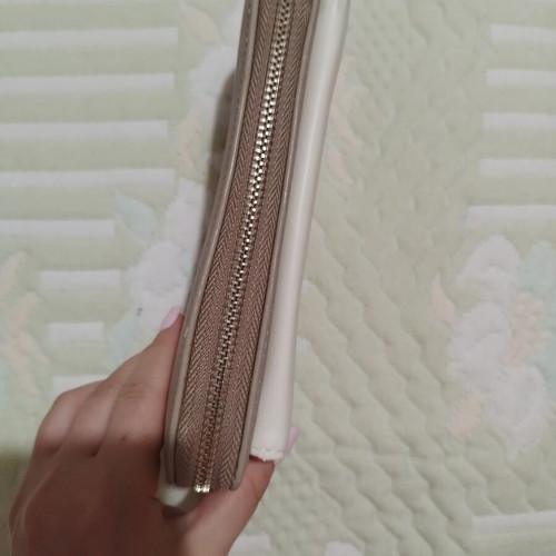 Beige wallet, new