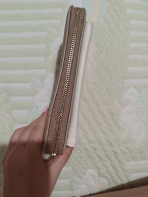 Beige wallet, new