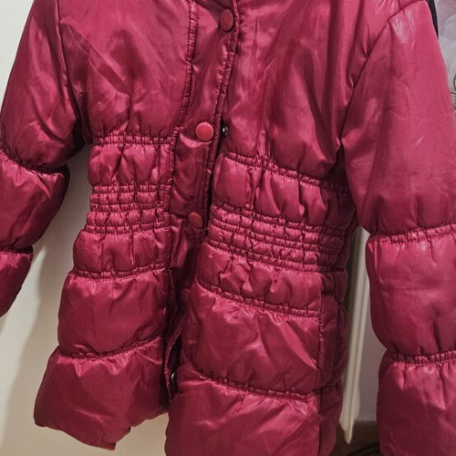 Kids' Tex Jacket red wine color, like new, zipper needs repair