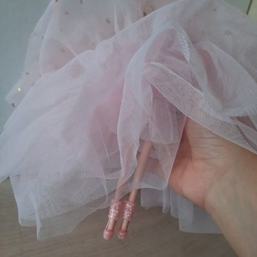 Kawaii Princess Doll like new with Pink Tulle Dress and Veil