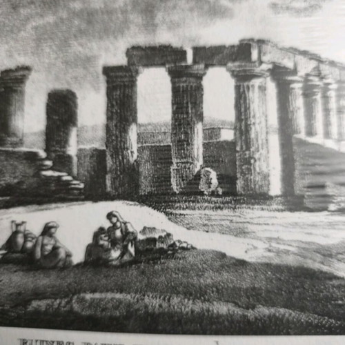 Engravings Ruins of the Temple of Corinth and Vale of Tempe new