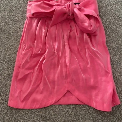 Zara satin pink skirt S used, worn few times