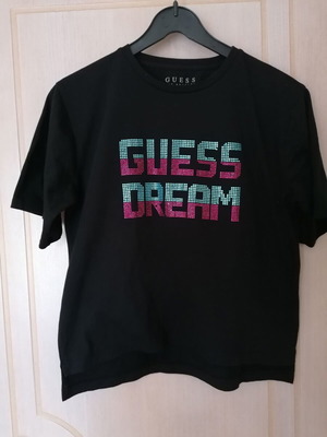 Guess T Shirt L New Black High Quality