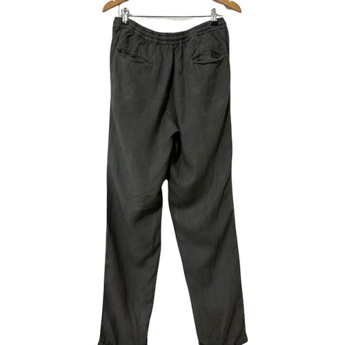 Alpha Studios linen pants, green, size M