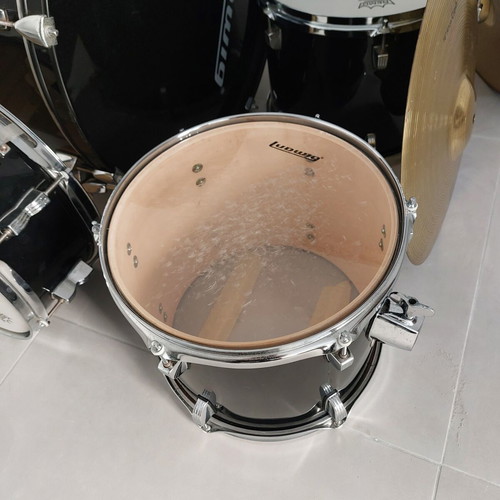 Ludwig Drum Set with Sabian and Turkey Cymbals used, complete rock setup
