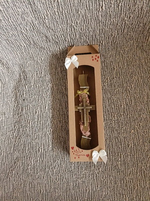 Χειροποίητη λαμπάδα από μελισσοκέρι καινούργια