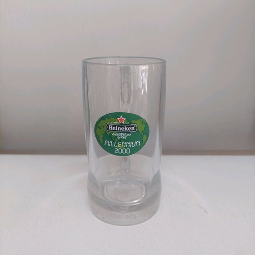 Heineken millennium 2000 beer glass like new mug type