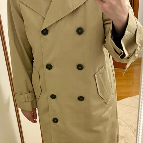 Zara beige coat new, size M/L, cotton