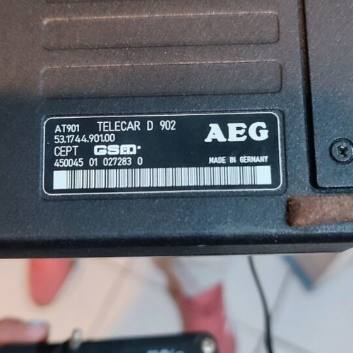 AEG Telecar D902 retro mobile phone used, collectible