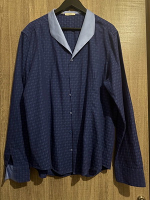 Women's shirt XXL used, 100% cotton, blue