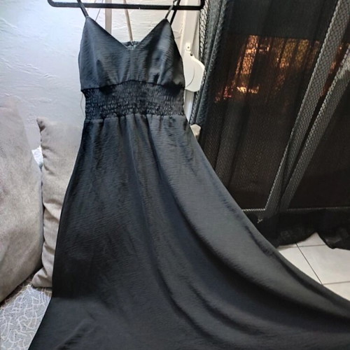 Maxi black dress Paranoia size L like new