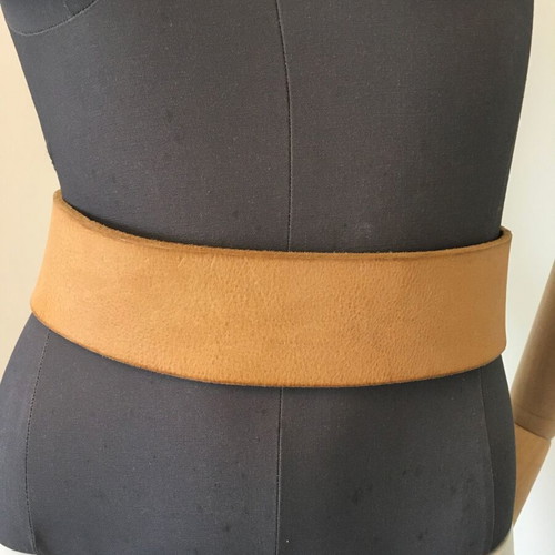 Ermanno Scervino leather belt like new, brown, size 70