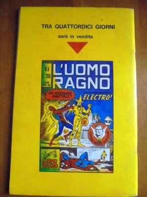Spiderman #8 Italian edition comic book used