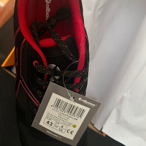 Albatros Clifton ST Low O2 ESD safety shoes new, size 43, black