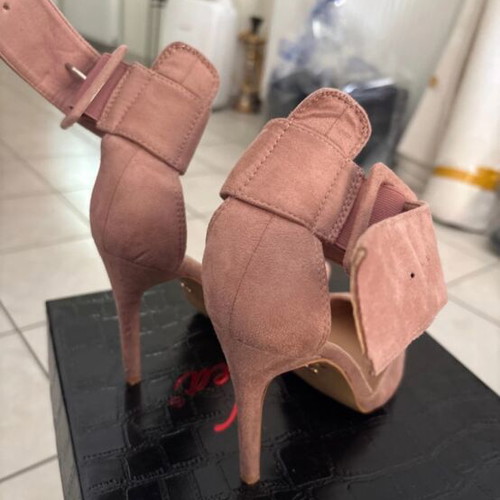 Pink heels used, size 37