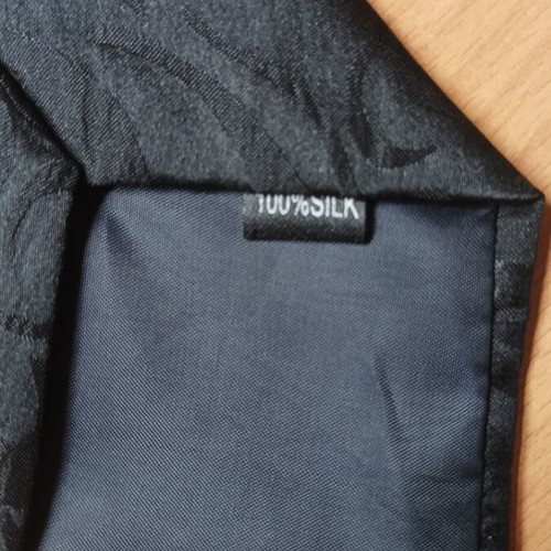 Tie 100% silk new, handmade, black