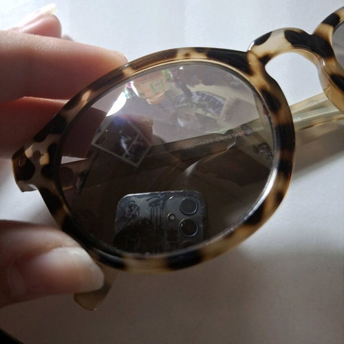 Cheap Monday sunglasses used, leopard print, black and brown
