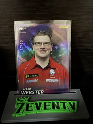 Panini PDC Premier League Darts 2025 Mark Webster purple shimmer /60