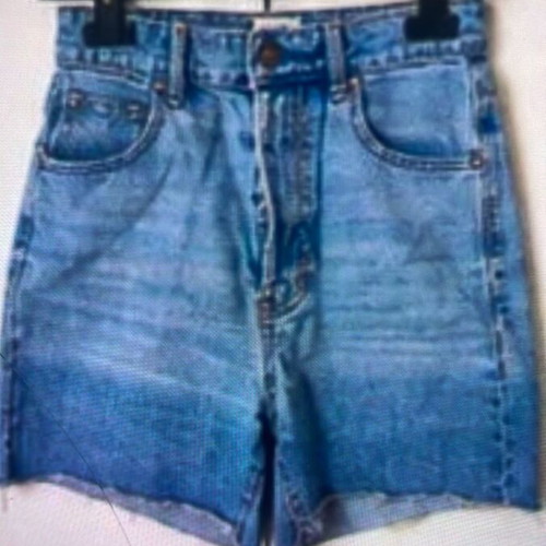 Stradivarius denim shorts, blue, size XXS