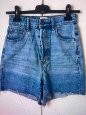Stradivarius denim shorts, blue, size XXS