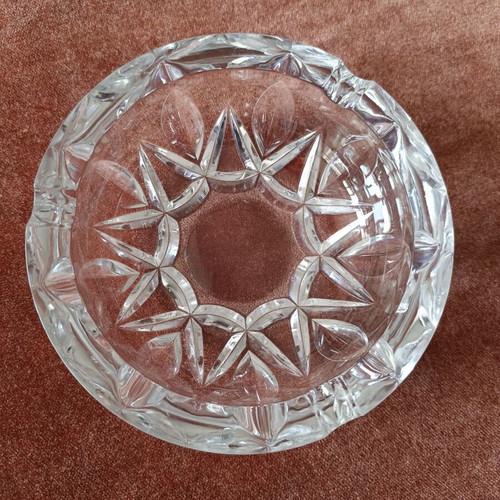Vintage Italian crystal container like new by Royal Cristal Rock