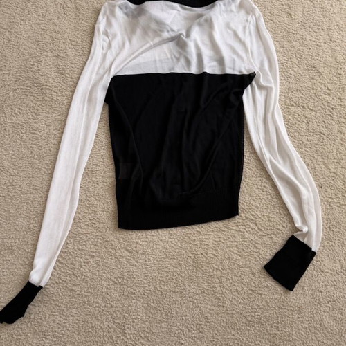 Viktor& Rolf cardigan new, size S, viscose, black and white