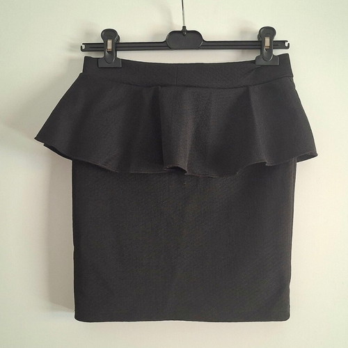 Decibel mini skirt, black, size Medium