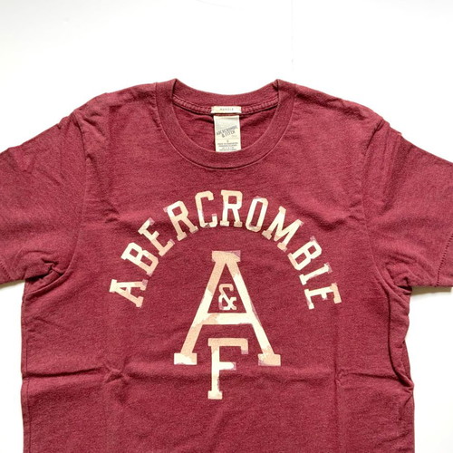 Abercrombie & Fitch Men's Muscle Fit T-shirt New Size S Red